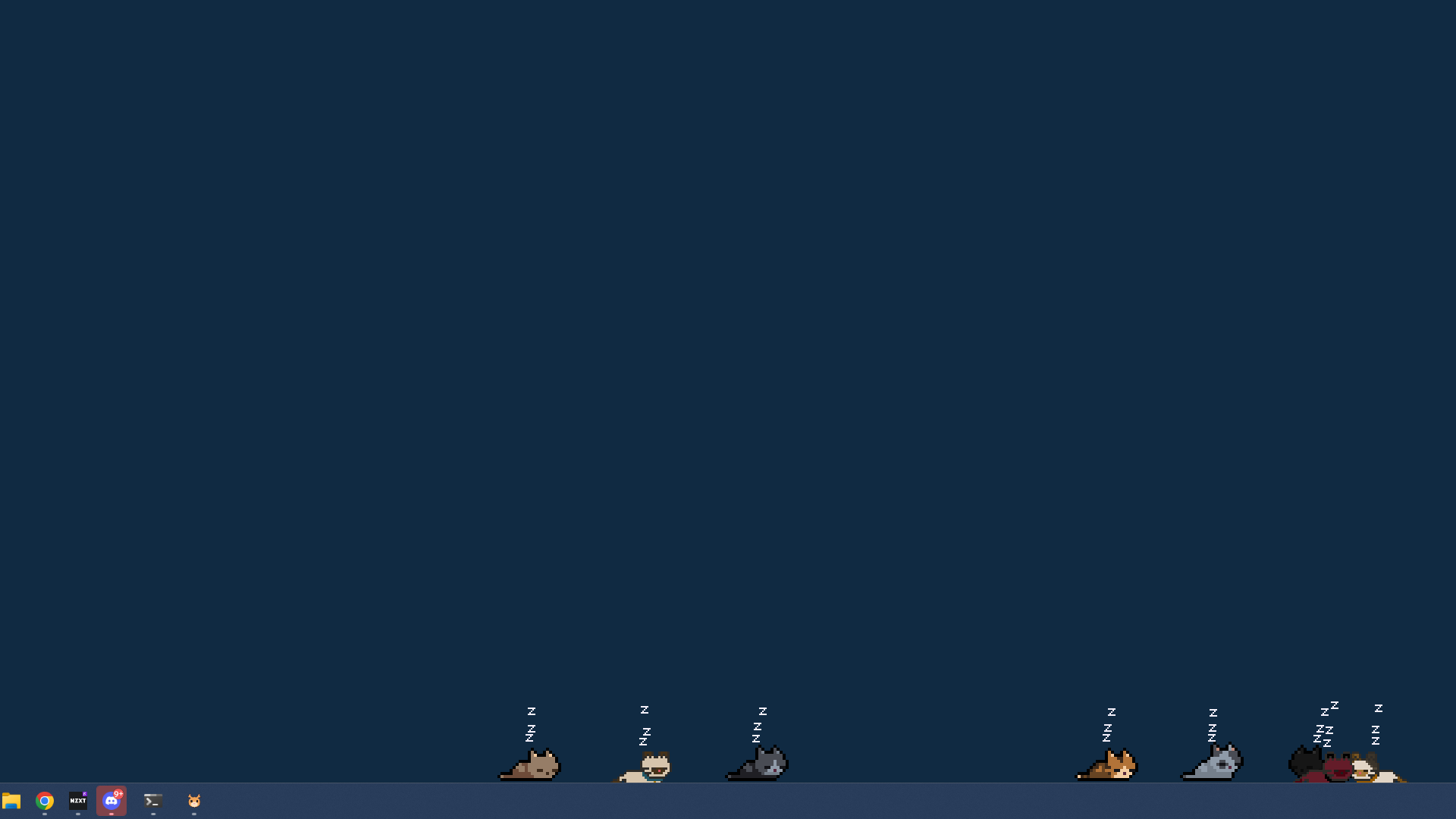 The right-click club menu over sleeping cats