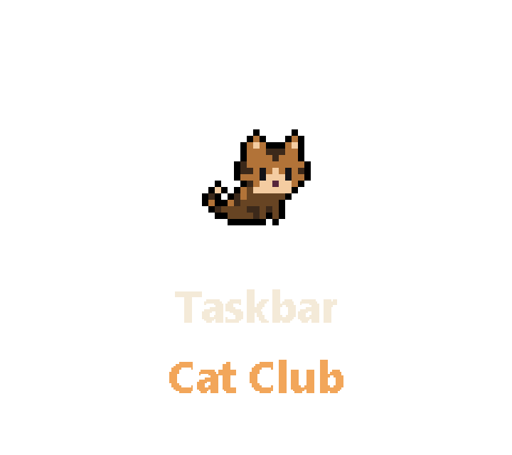 Taskbar Cat Club key art